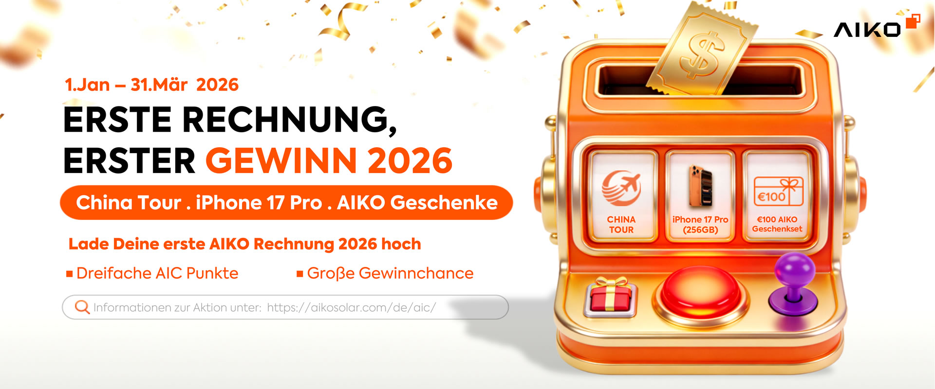 ERSTE RECHNUNG, ERSTER GEWINN 2026